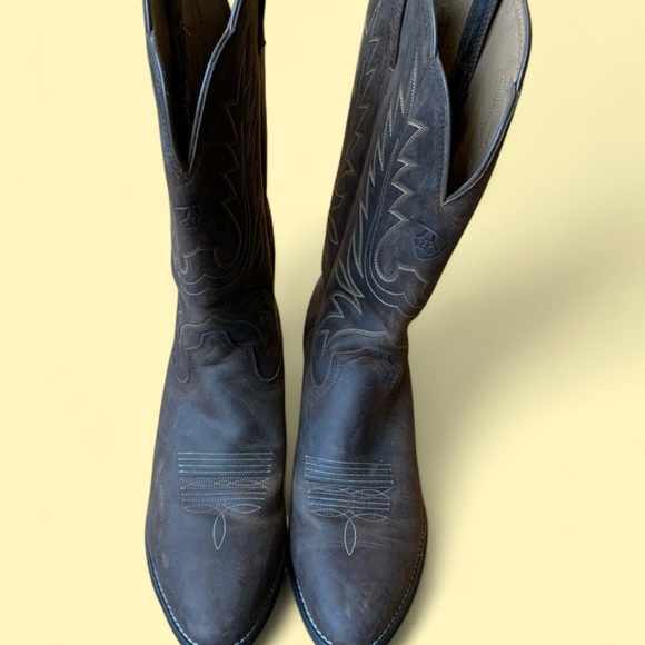 Ariat Brown Western Cowboy Boots - Picture 1 of 4